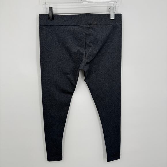 Matty M leggings women's XL ponte pull on skinny crop stretch charcoal gray NEW - Picture 4 of 8